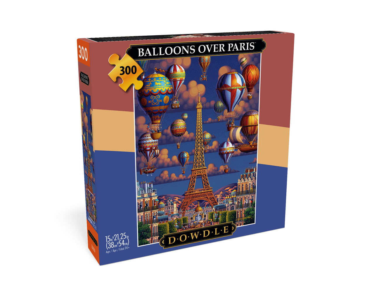 buffalo-games-dowdle-balloons-over-paris-300-teile-puzzle-xxl-teile image 4
