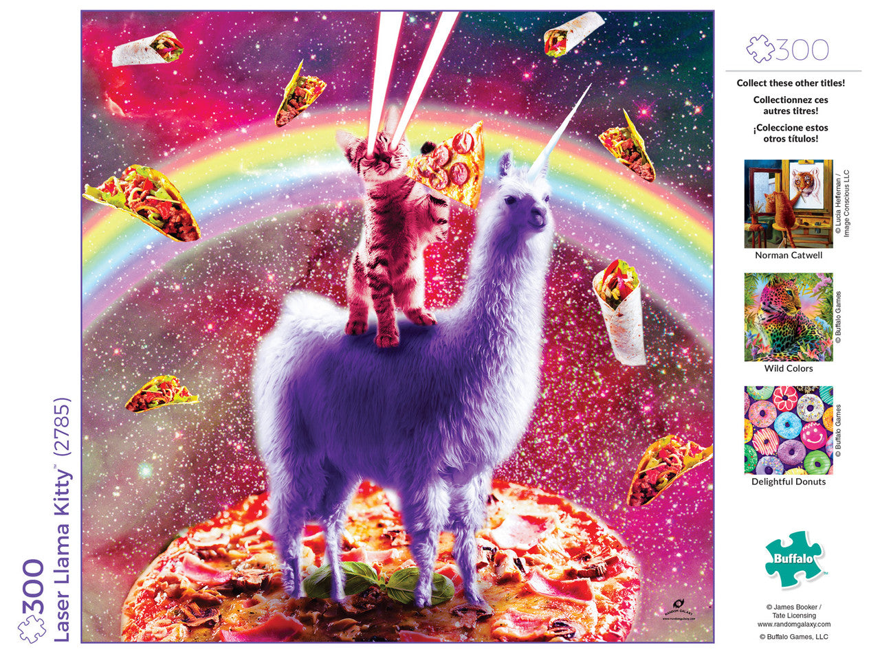 buffalo-games-laser-llama-kitty-300-teile-puzzle-xxl image 5