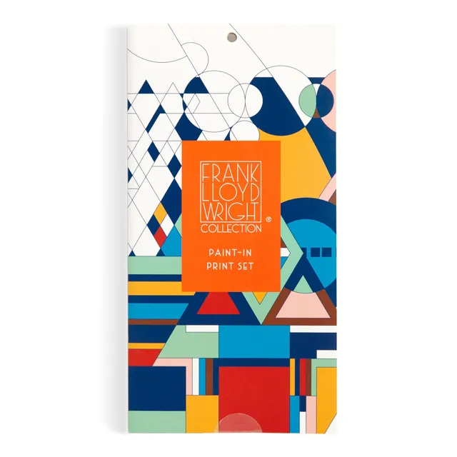 galison-frank-lloyd-wright-paint-in-print-set-6-karten-malset image 1