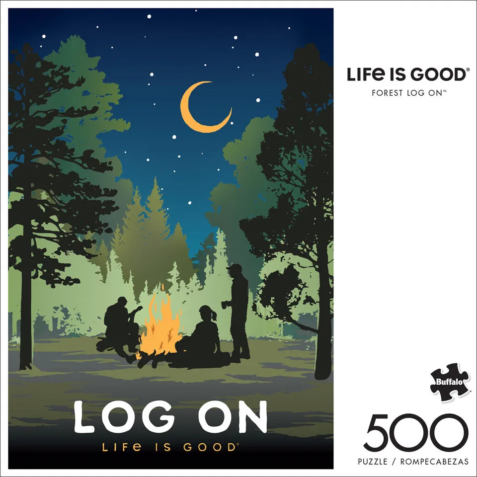buffalo-games-life-is-good-forest-puzzle-500-teile-nacht image 1