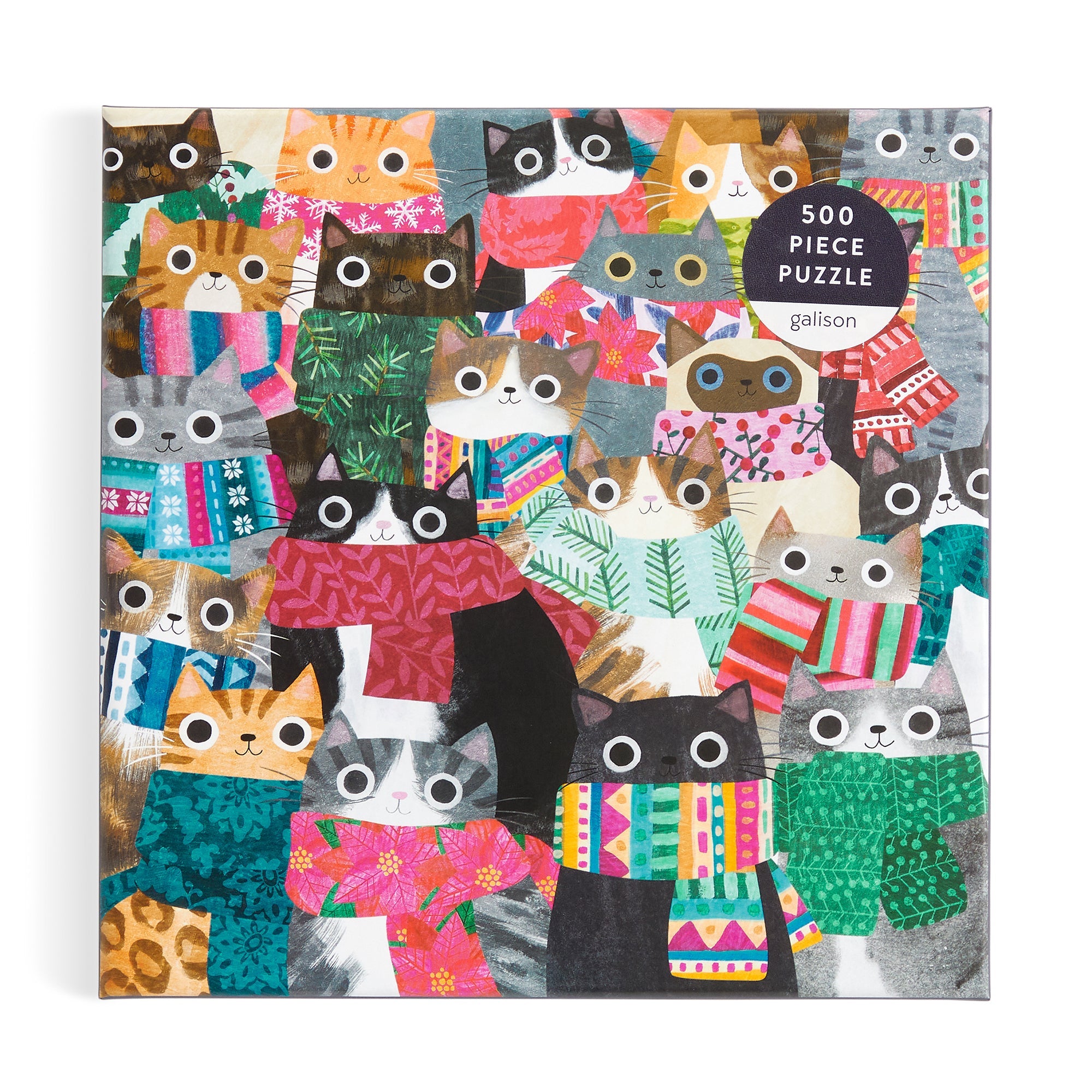 galison-wintry-cats-500-teile-puzzle-katzen-winter image 3