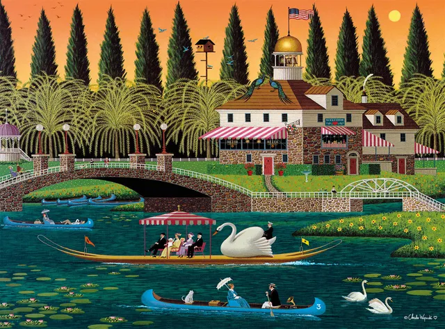 buffalo-games-wysocki-pleasant-sunday-puzzle-1000-teile-boot image 1
