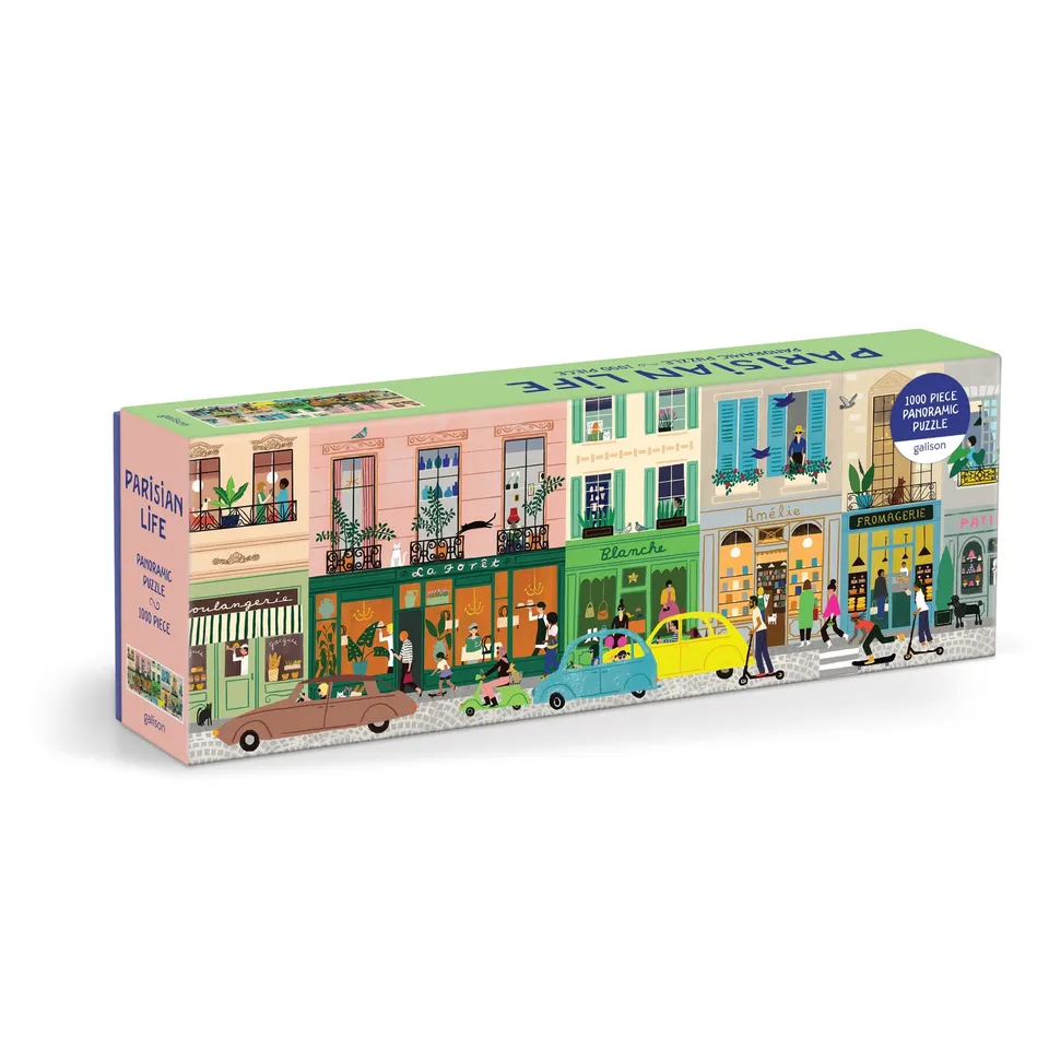 galison-jigsaw-puzzles-parisian-life-1000-teile-panorama-puzzle image 1