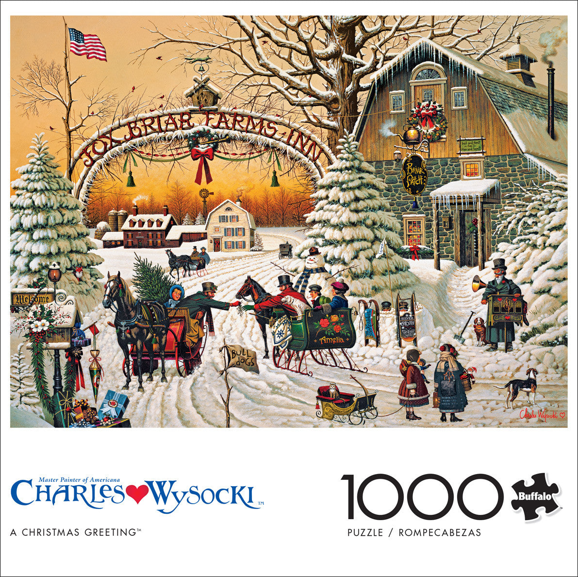 buffalo-games-wysocki-a-christmas-greeting-puzzle-1000-teile-winter image 4