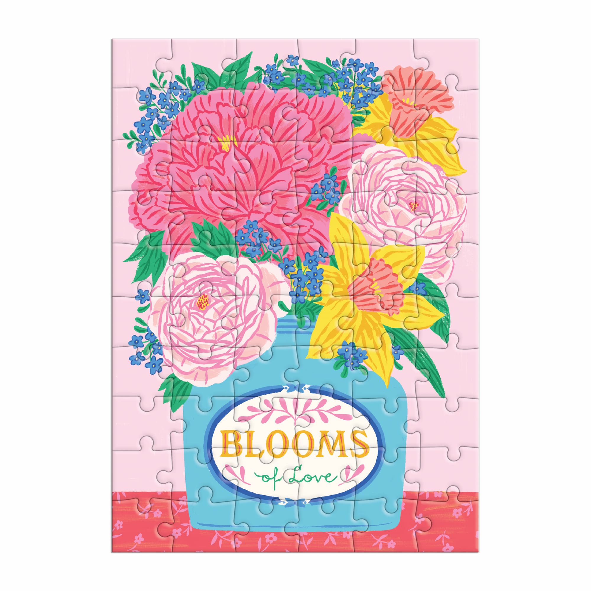galison-blooms-of-love-grusskarten-puzzle-60-teile-blumen image 2