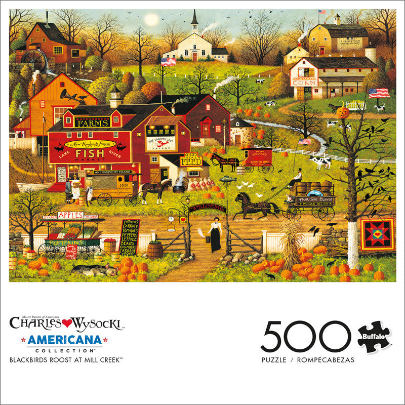 buffalo-games-wysocki-blackbirds-roost-puzzle-500-teile-americana image 1