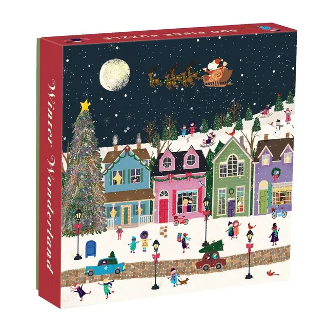 galison-winter-wonderland-500-teile-puzzle-weihnachten image 1