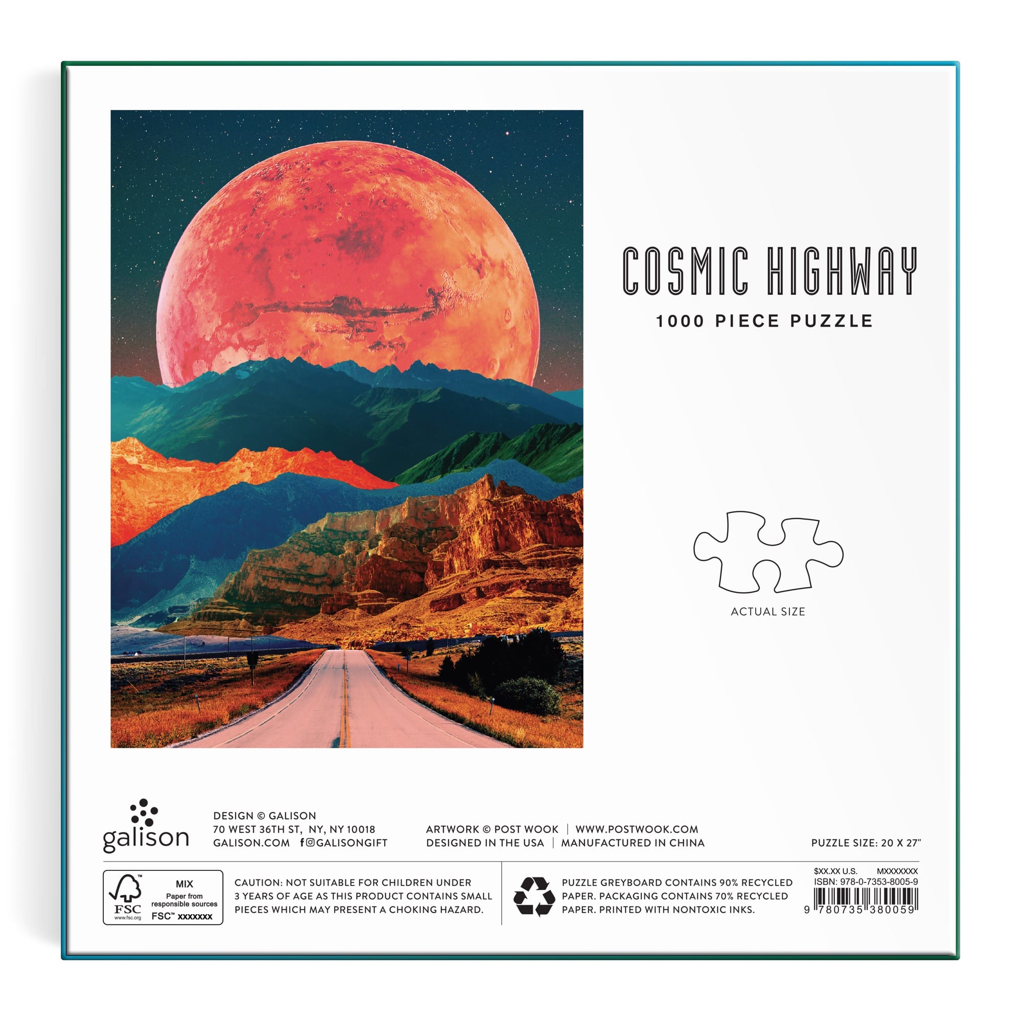 galison-cosmic-highway-1000-teile-puzzle-quadratbox image 5
