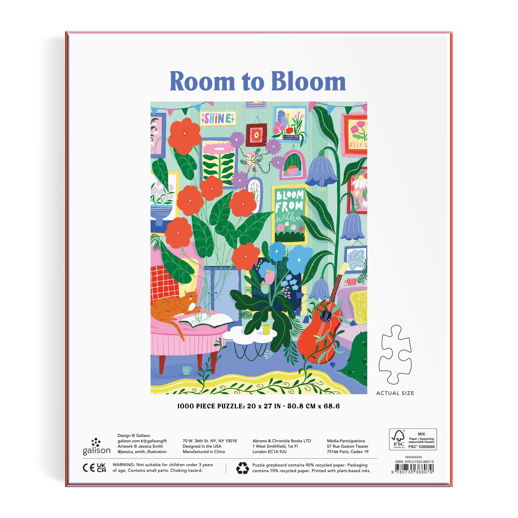 galison-room-to-bloom-puzzle-1000-teile-botanik-50x68-cm image 6