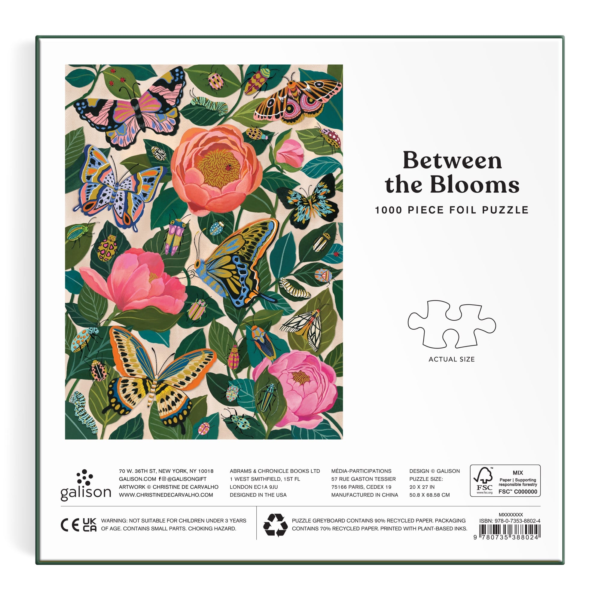 galison-between-the-blooms-foil-puzzle-1000-teile image 6