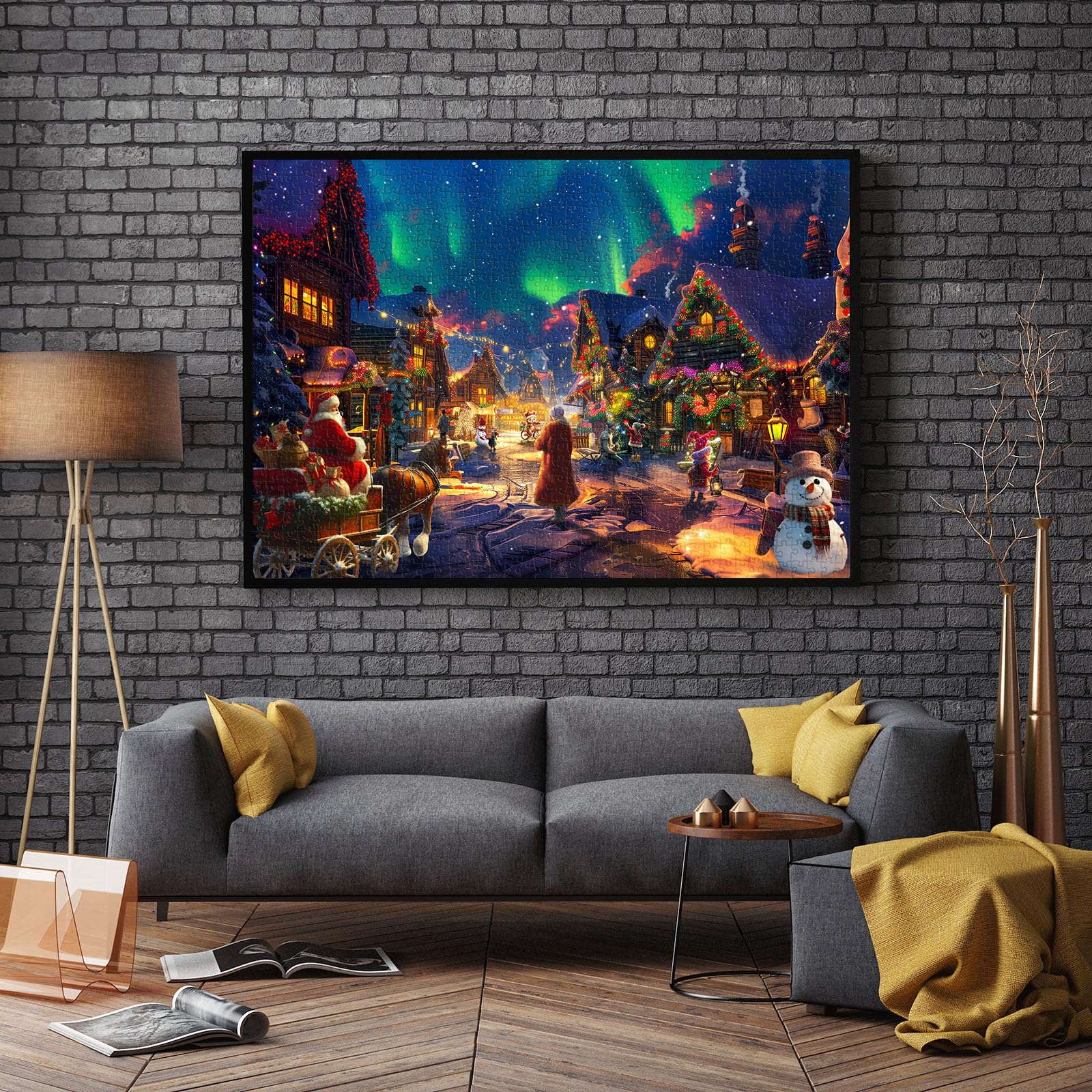huadada-weihnachtsaurora-puzzle-1000-teile-impossible-bunt image 6