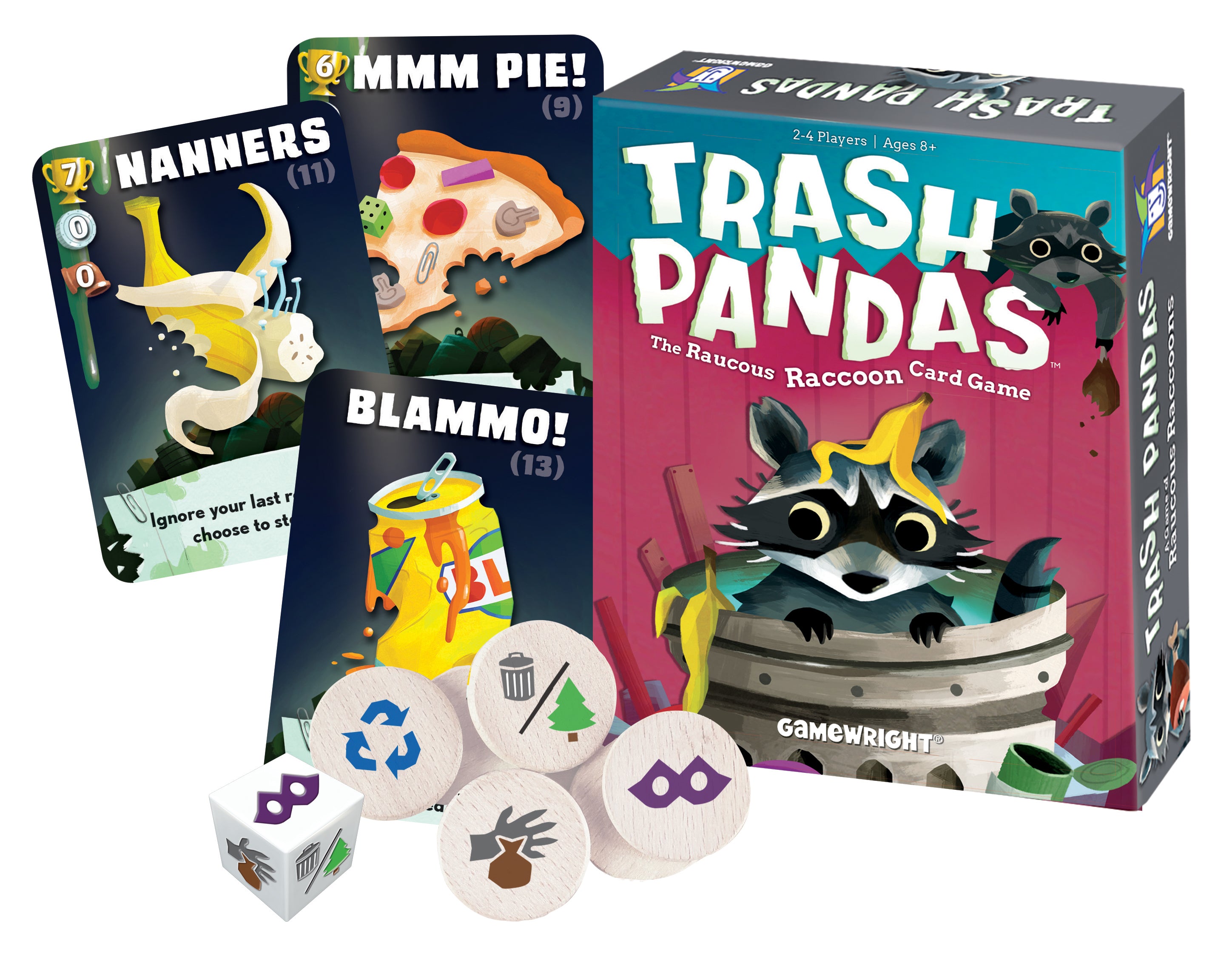 buffalo-games-trash-pandas-kartenspiel-familie-2-4-spieler image 1