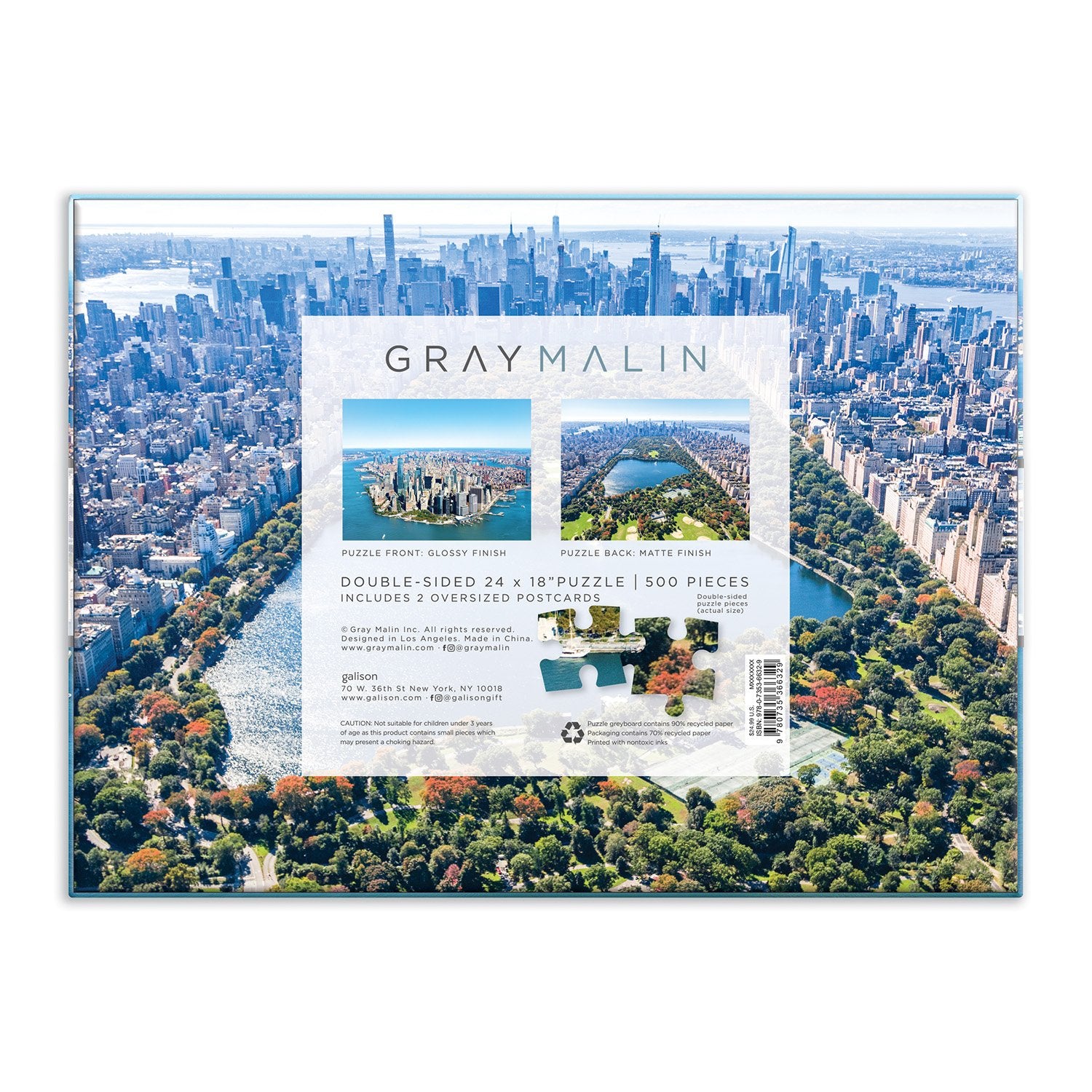 galison-gray-malin-new-york-city-puzzle-500-teile-doppelseitig image 6