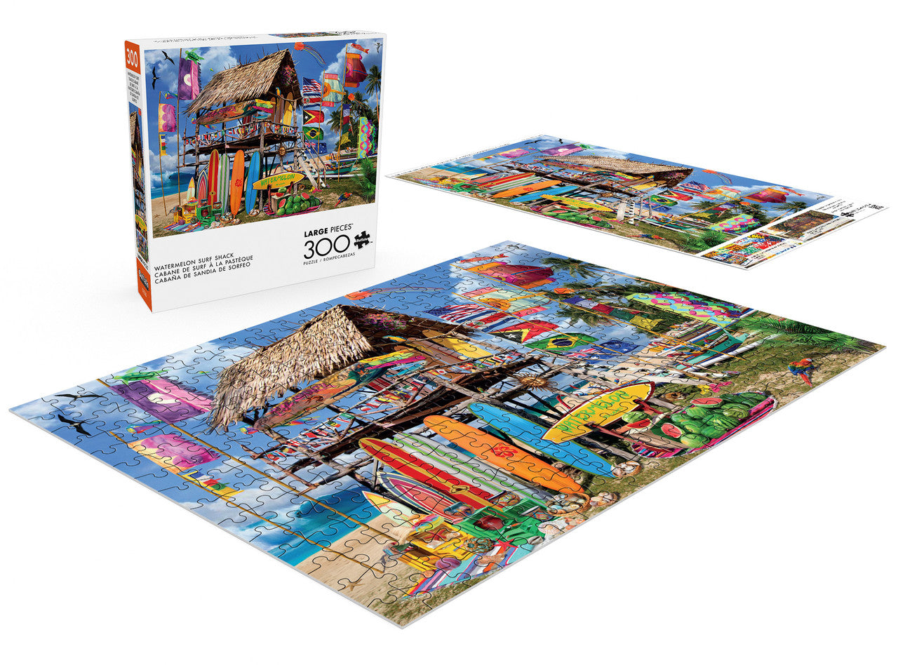 buffalo-games-watermelon-surf-shack-300-large-piece-puzzle-strand image 4