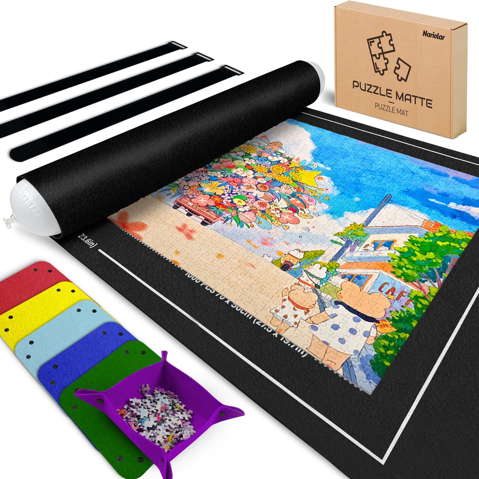nariolar-puzzle-mat-puzzlematte-filz-1000-teile-116x66-mit-rolle image 6
