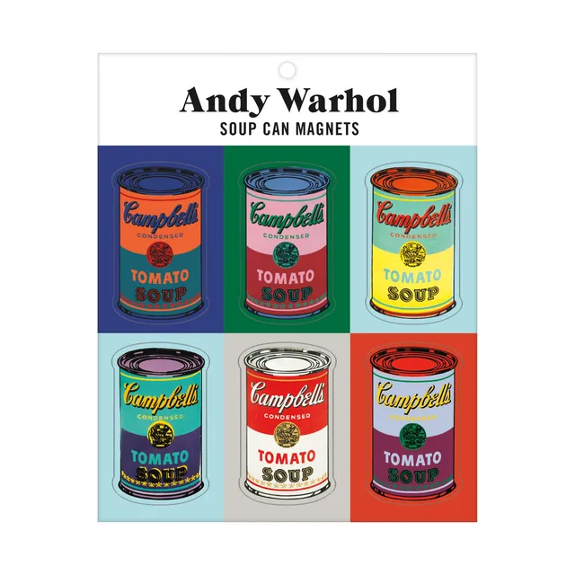 galison-andy-warhol-soup-can-magnete-9er-set image 1