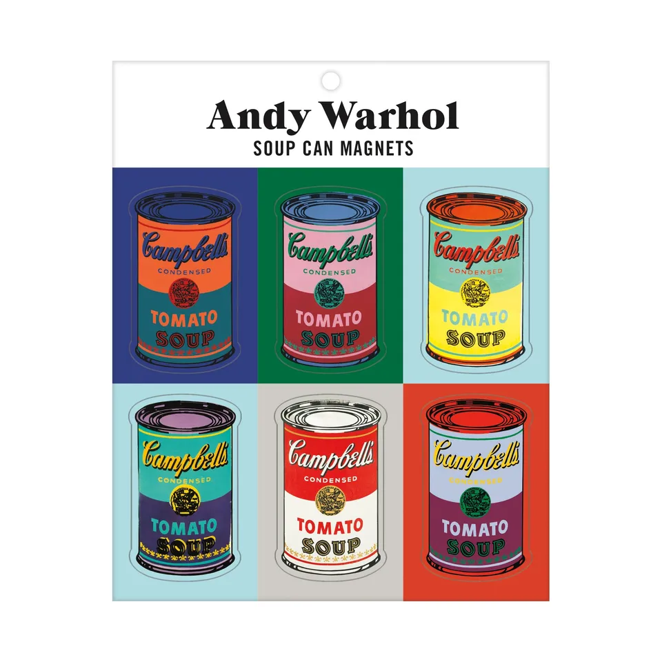 galison-andy-warhol-soup-can-magnete-9er-set image 1