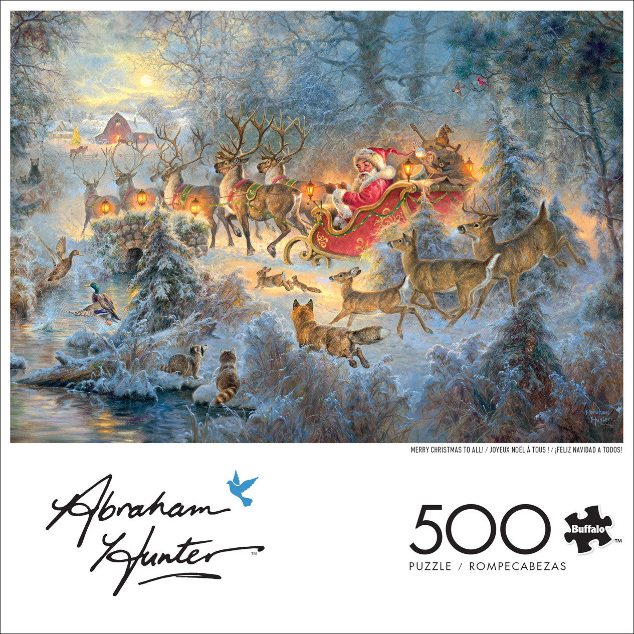 buffalo-games-merry-christmas-to-all-puzzle-500-teile-weihnachten image 3