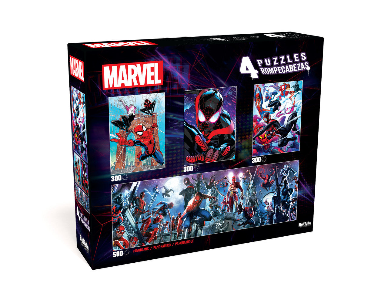 buffalo-games-marvel-spider-verse-4er-set-puzzle-300-500-teile image 6