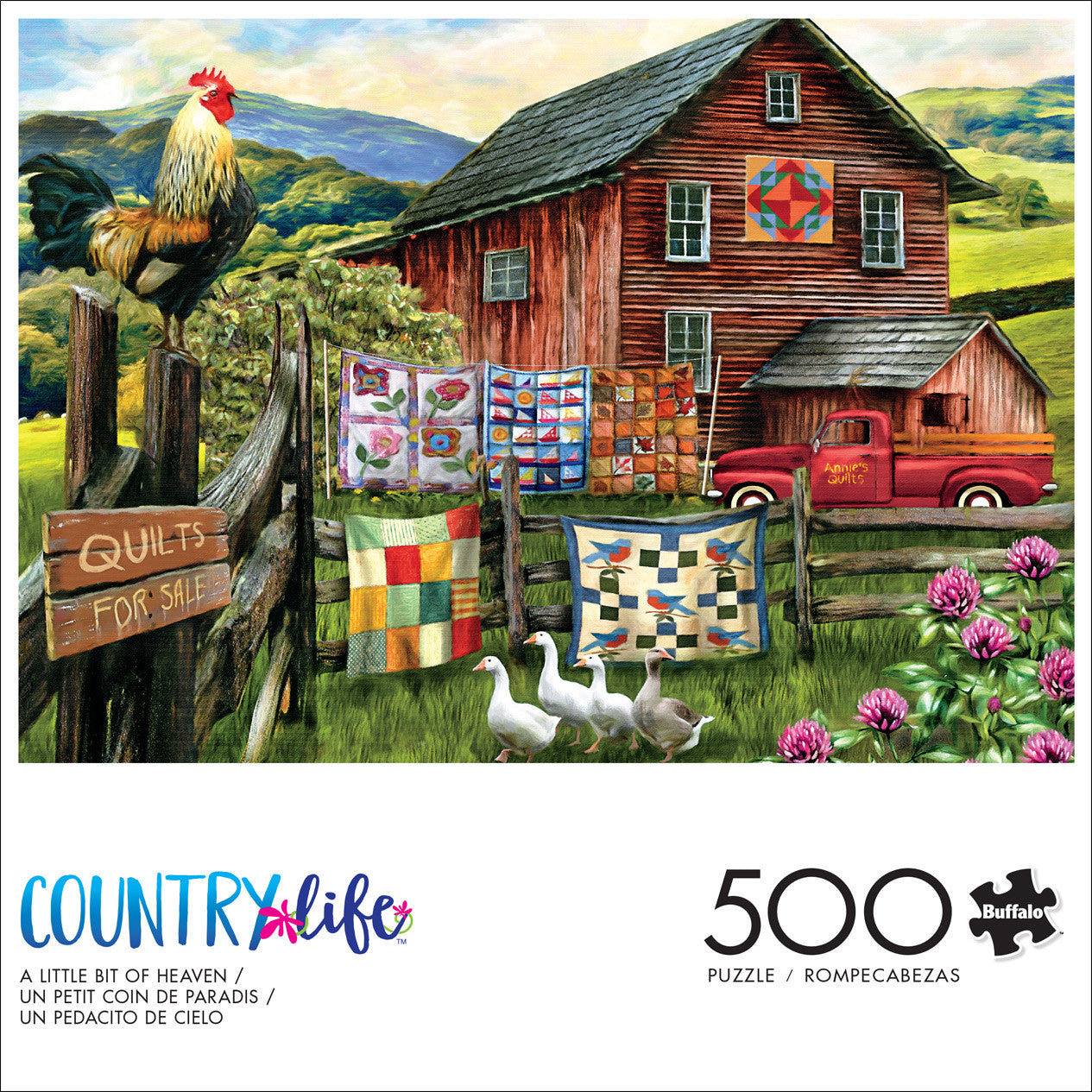 buffalo-games-a-little-bit-of-heaven-puzzle-500-teile-scheune image 2