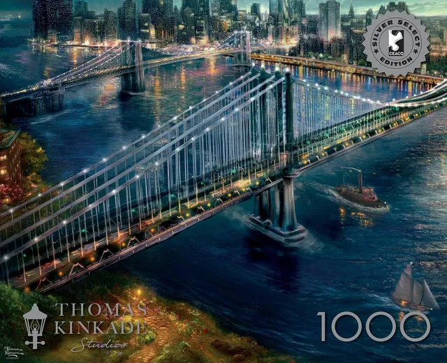 ceaco-moonlight-over-manhattan-1000-teile-puzzle-kinkade image 1