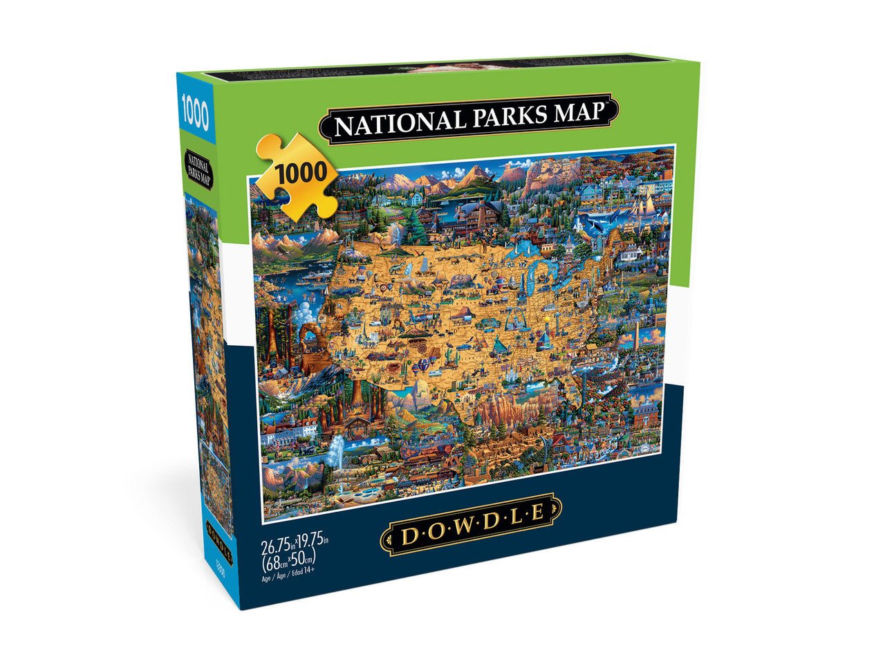 buffalo-games-national-parks-map-puzzle-1000-teile-karte image 4