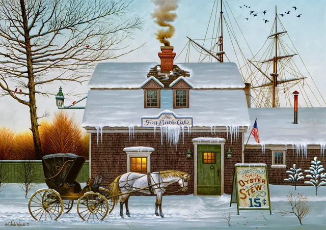 buffalo-games-charles-wysocki-belly-warmers-puzzle-300-teile-gro image 1