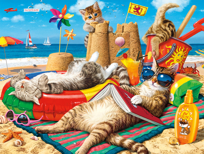 buffalo-games-cats-beachcombers-750-teile-katzenpuzzle image 2