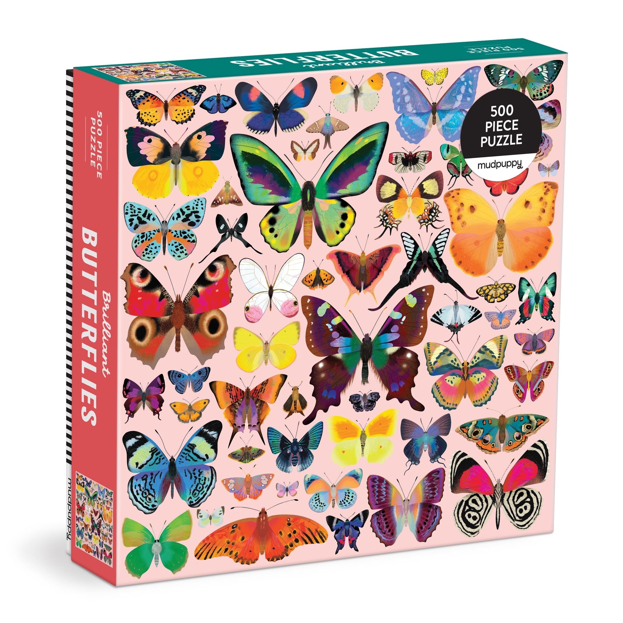 galison-brilliant-butterflies-500-teile-puzzle-schmetterling image 1