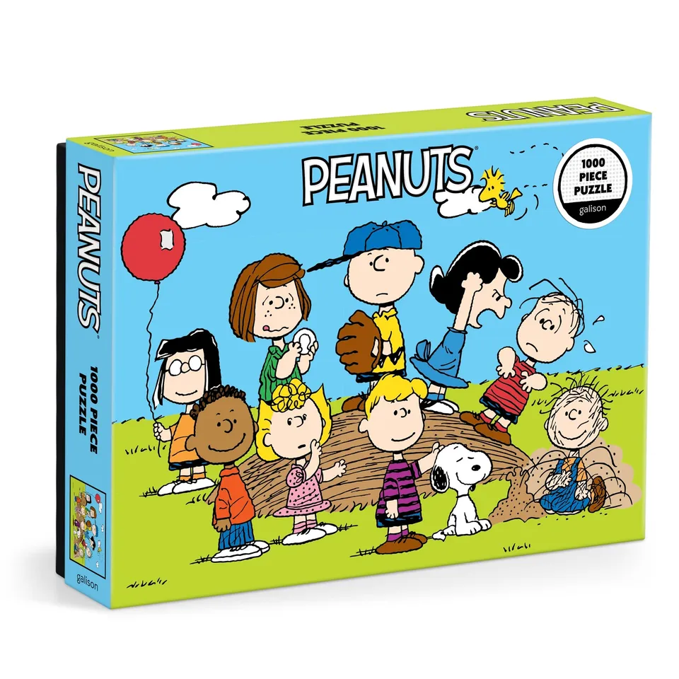 galison-peanuts-baseball-1000-teile-puzzle-snoopy image 1