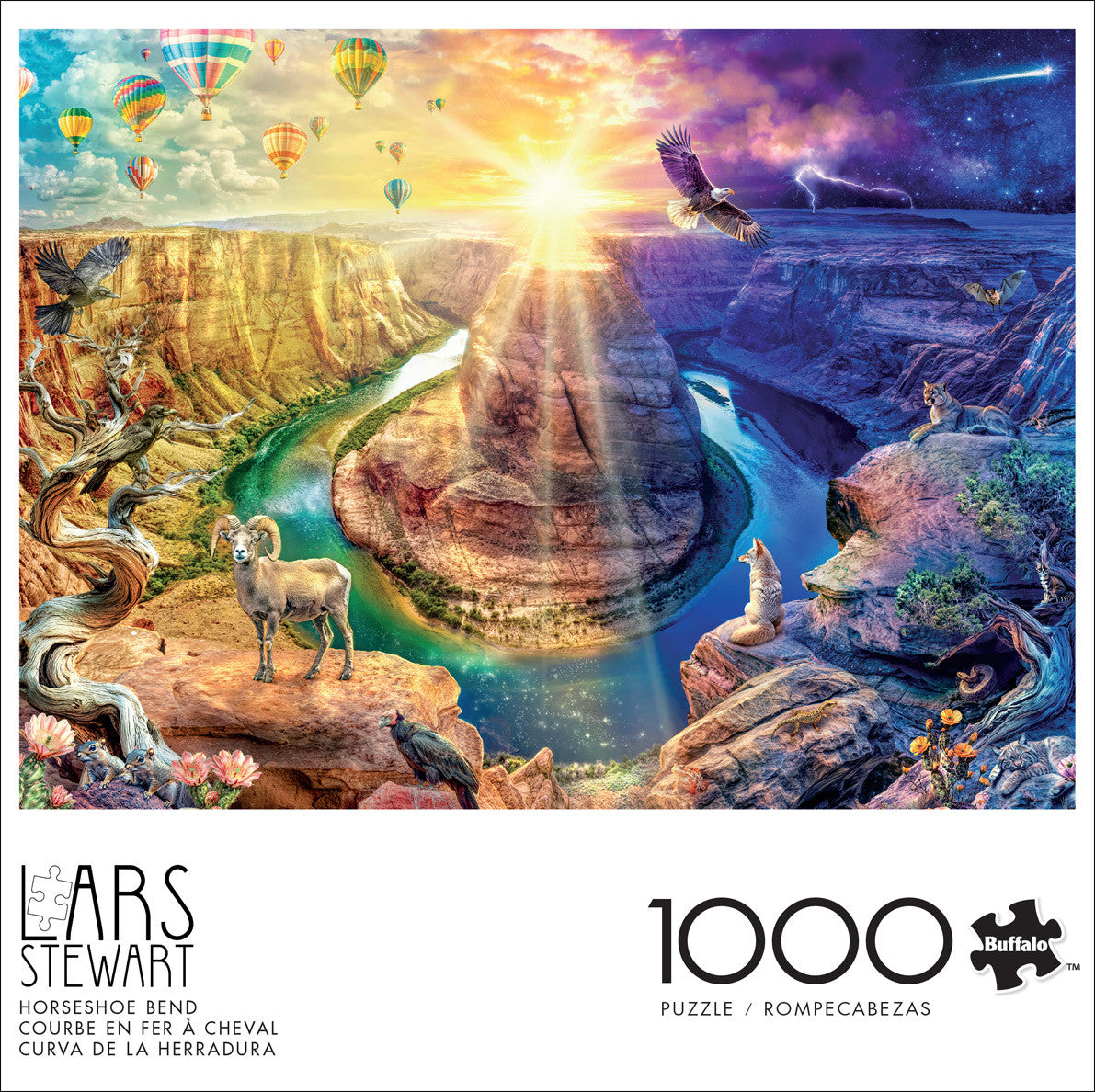 buffalo-games-horseshoe-bend-1000-teile-puzzle-tag-nacht image 2