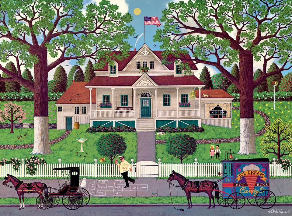 buffalo-games-ice-cream-hopscotch-puzzle-1000-teile image 1