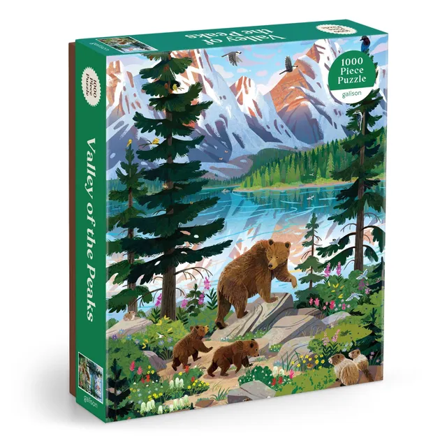galison-valley-of-the-peaks-puzzle-1000-teile-bergsee image 1