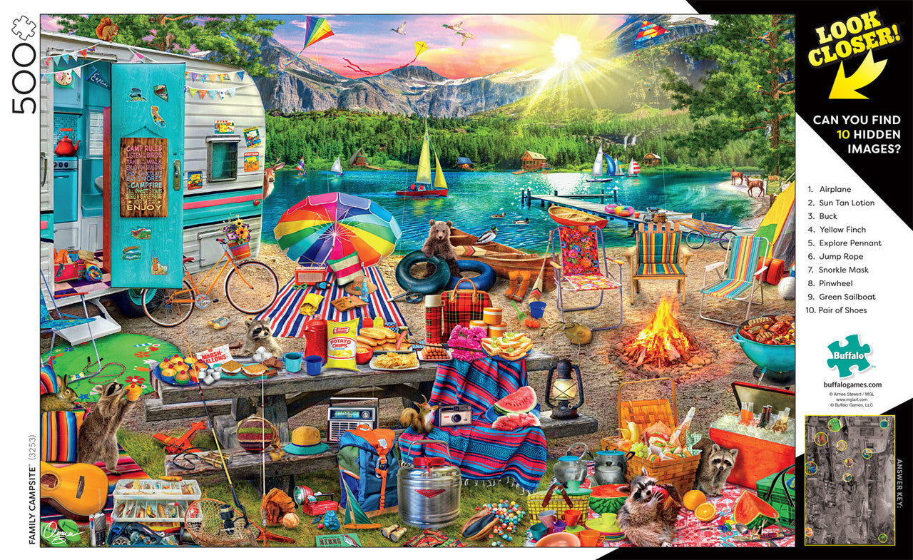 buffalo-games-look-closer-family-campsite-puzzle-500-teile image 3