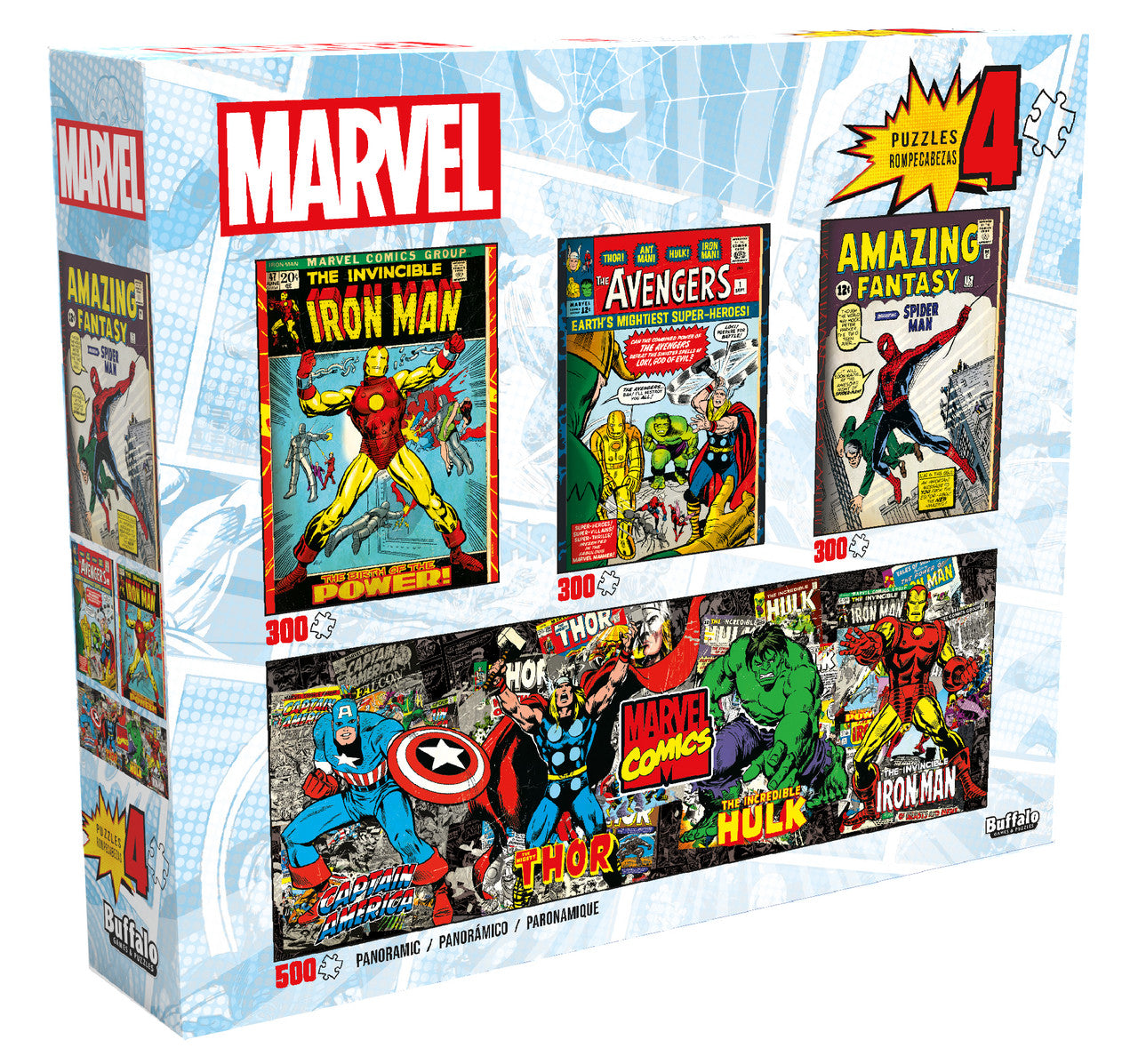 buffalo-games-marvel-comics-multipack-puzzle-4x300-500-teile image 2