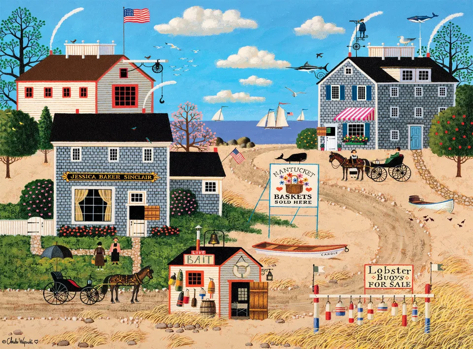 buffalo-games-charles-wysocki-nantucket-breeze-1000-teile-puzzle image 1