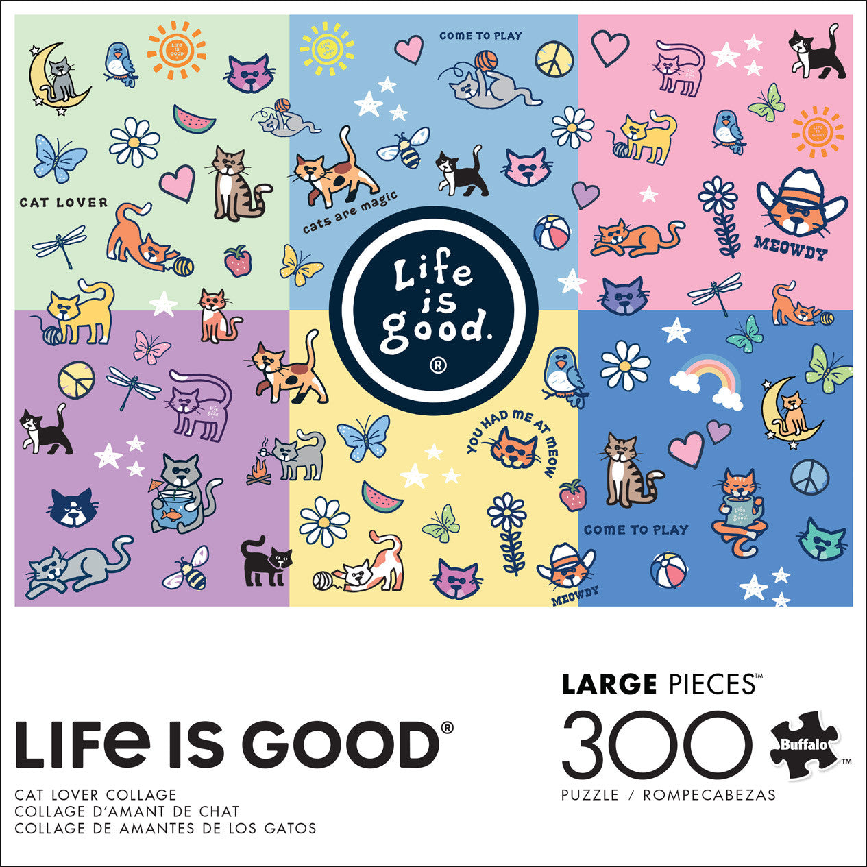 buffalo-games-life-is-good-cat-lover-collage-puzzle-300-teile-xxl image 4