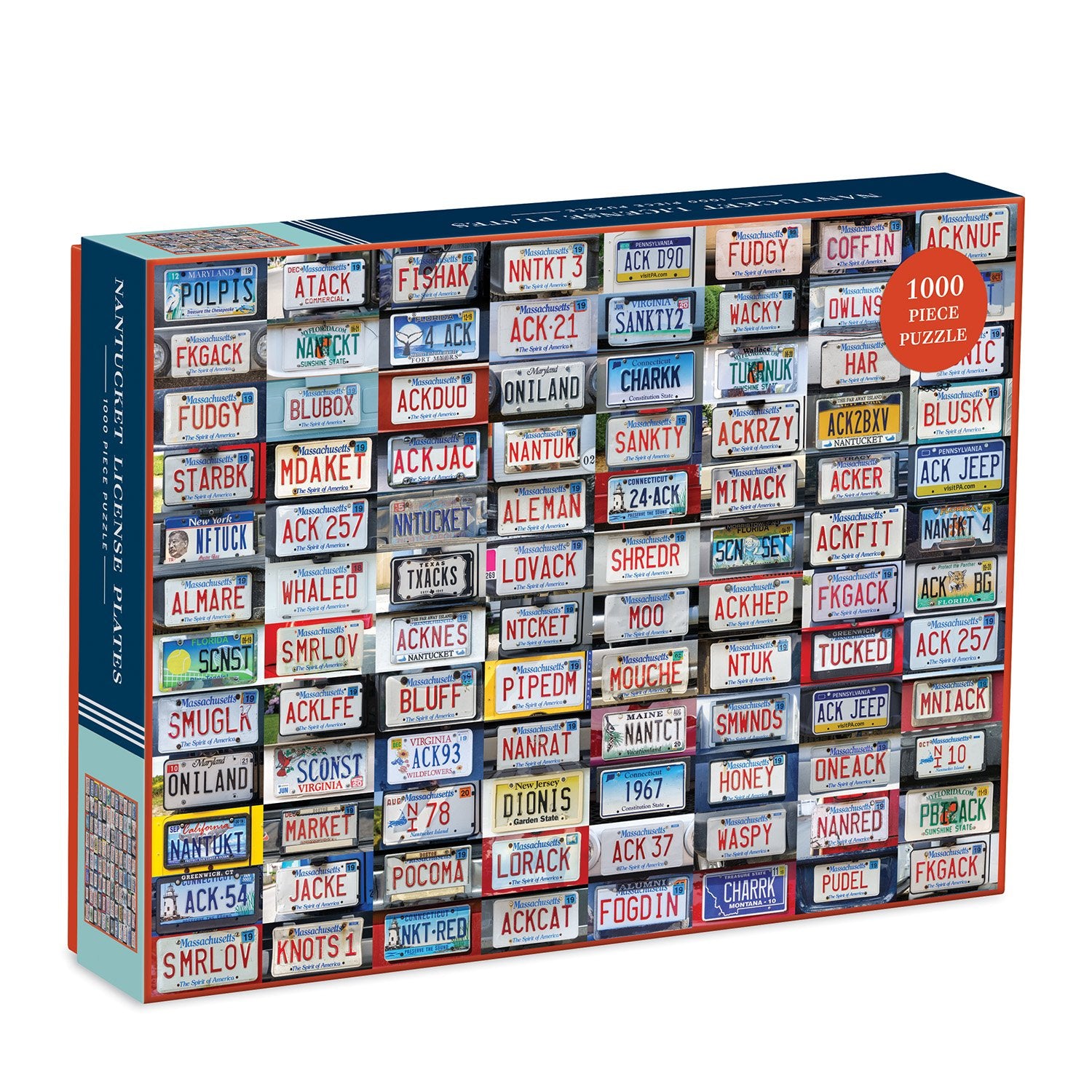 galison-nantucket-license-plates-puzzle-1000-teile-50x68cm image 1