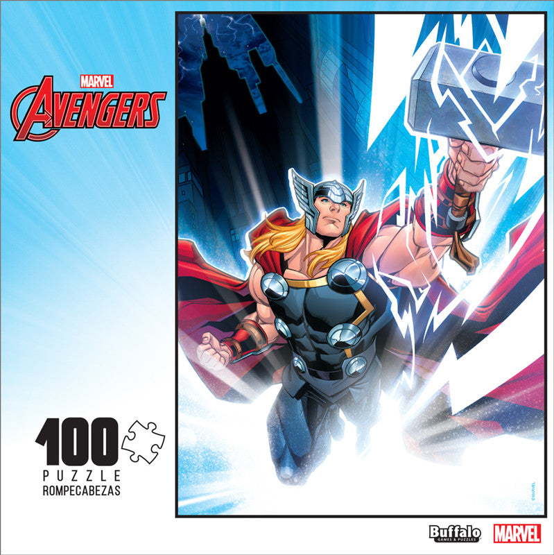 buffalo-games-marvel-thor-100-teile-puzzle-mighty-avenger image 2