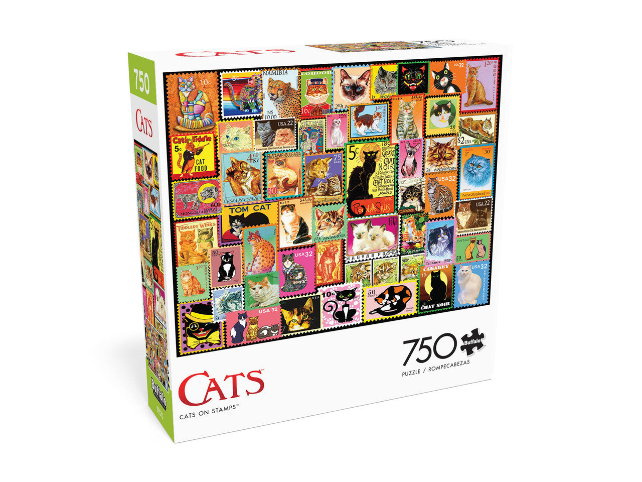 buffalo-games-cats-on-stamps-puzzle-750-teile-katzen image 4