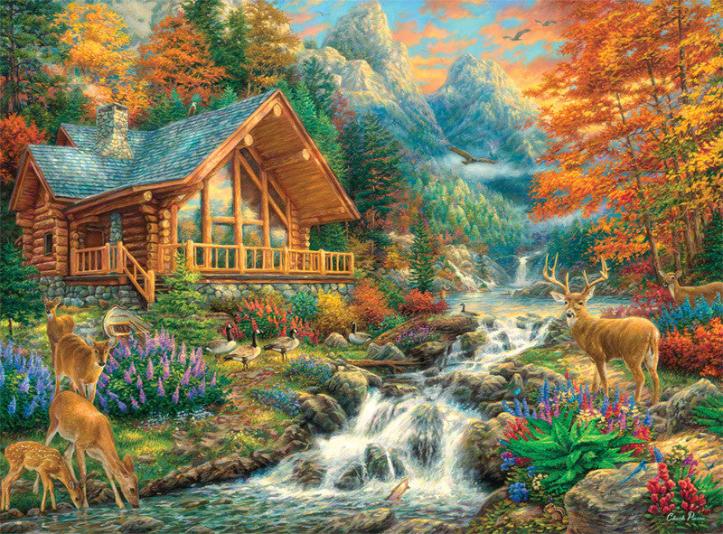 buffalo-games-chuck-pinson-alpine-serenity-1000-teile-puzzle image 2