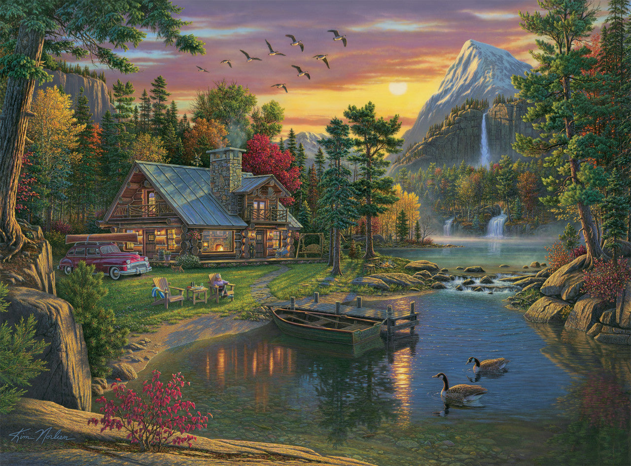 buffalo-games-mountain-paradise-1000-teile-puzzle-kim-norlien image 1
