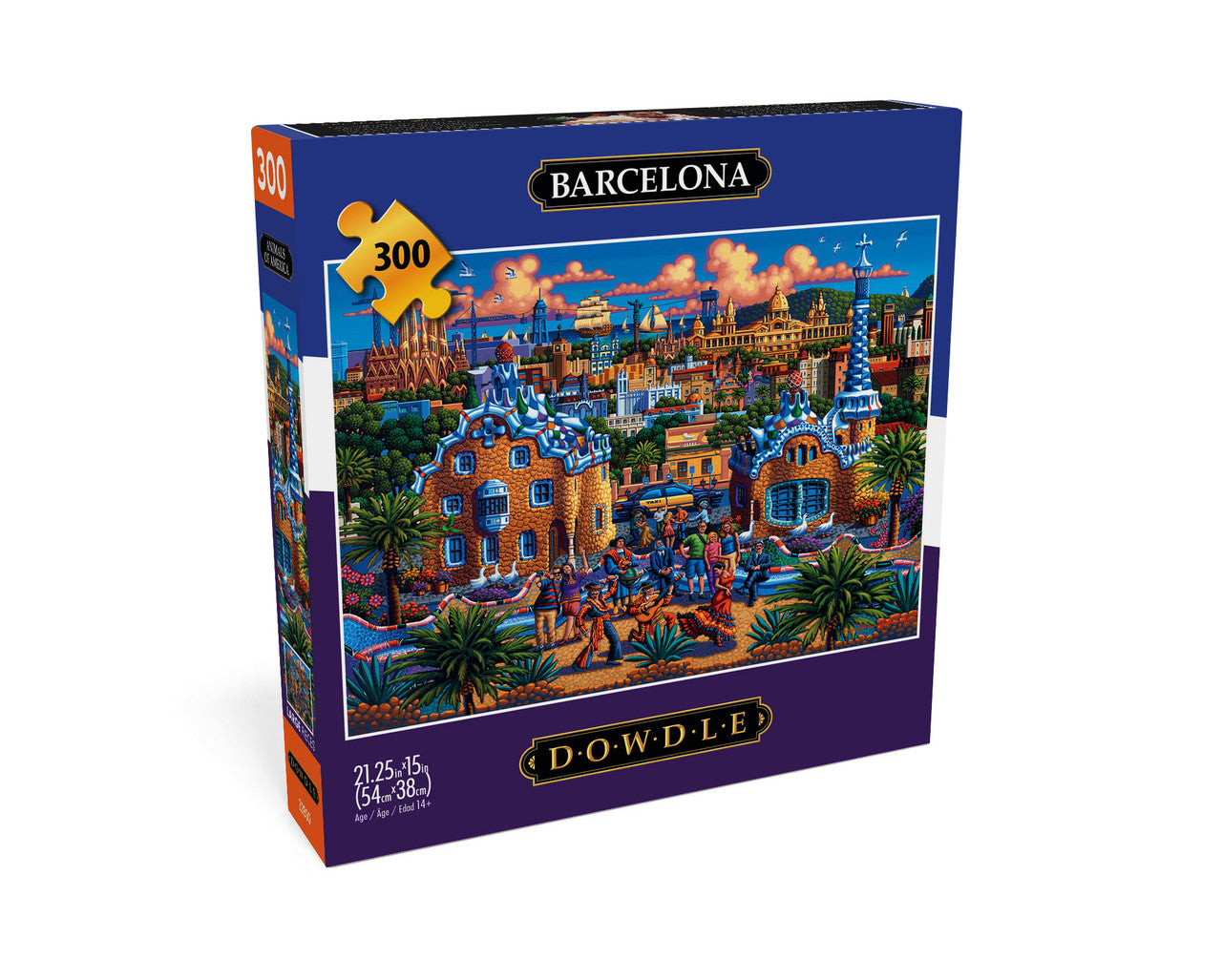 buffalo-games-eric-dowdle-barcelona-300-teile-puzzle image 2