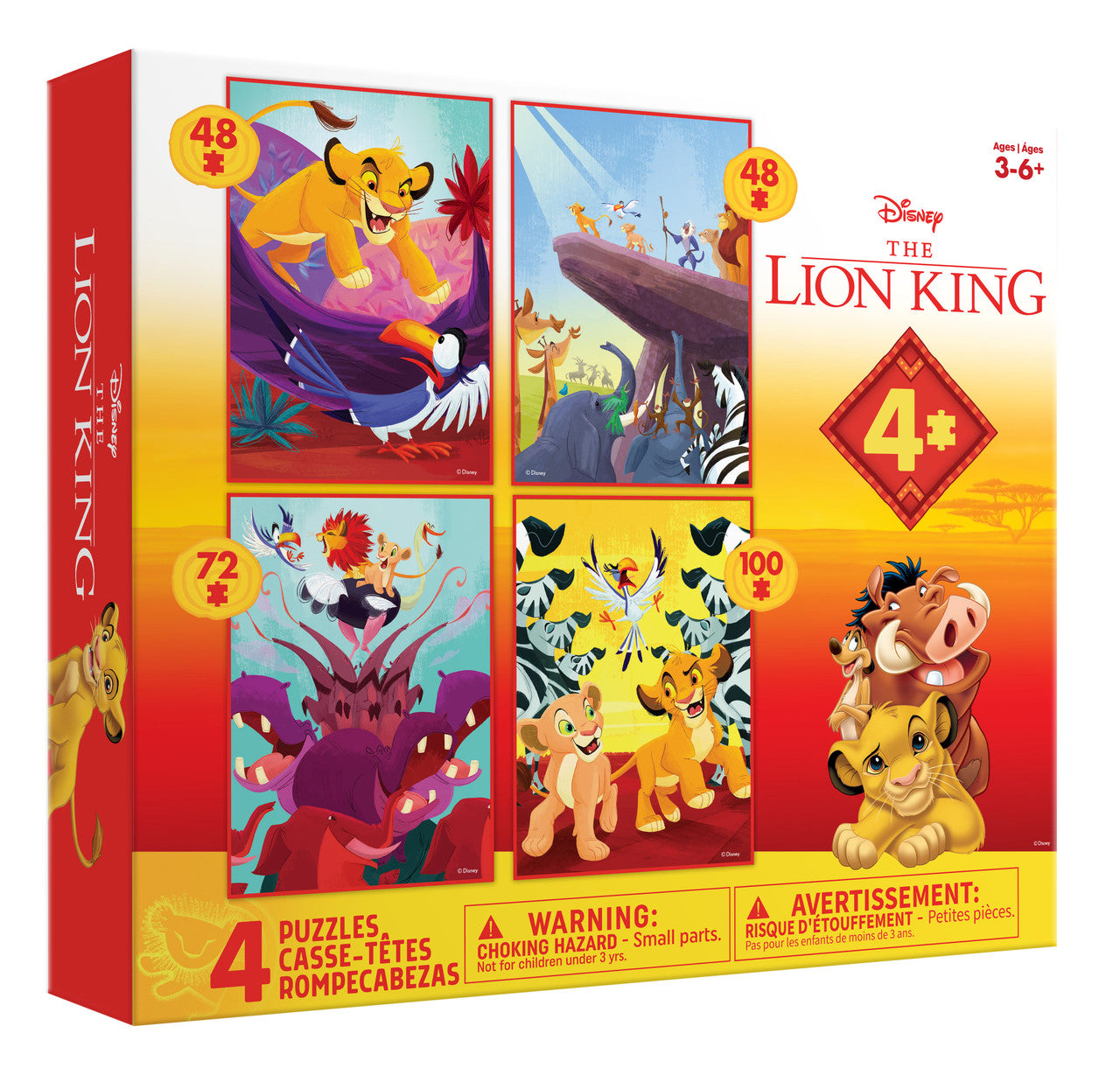 buffalo-games-disney-lion-king-kinderpuzzle-4in1-48-100-teile image 6