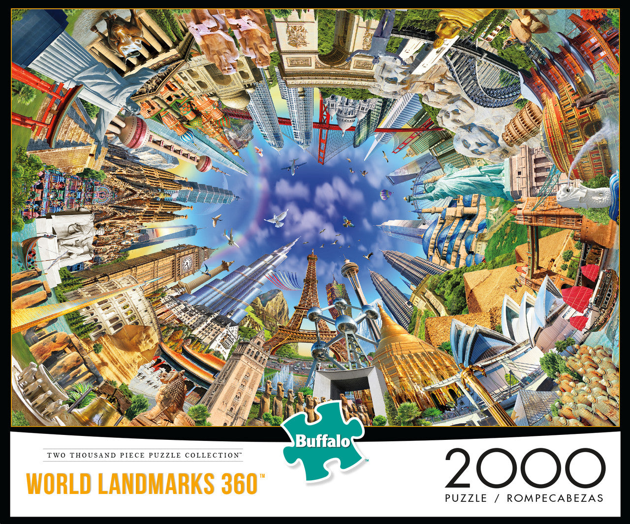 buffalo-games-world-landmarks-360-puzzle-2000-teile-98x67-cm image 1