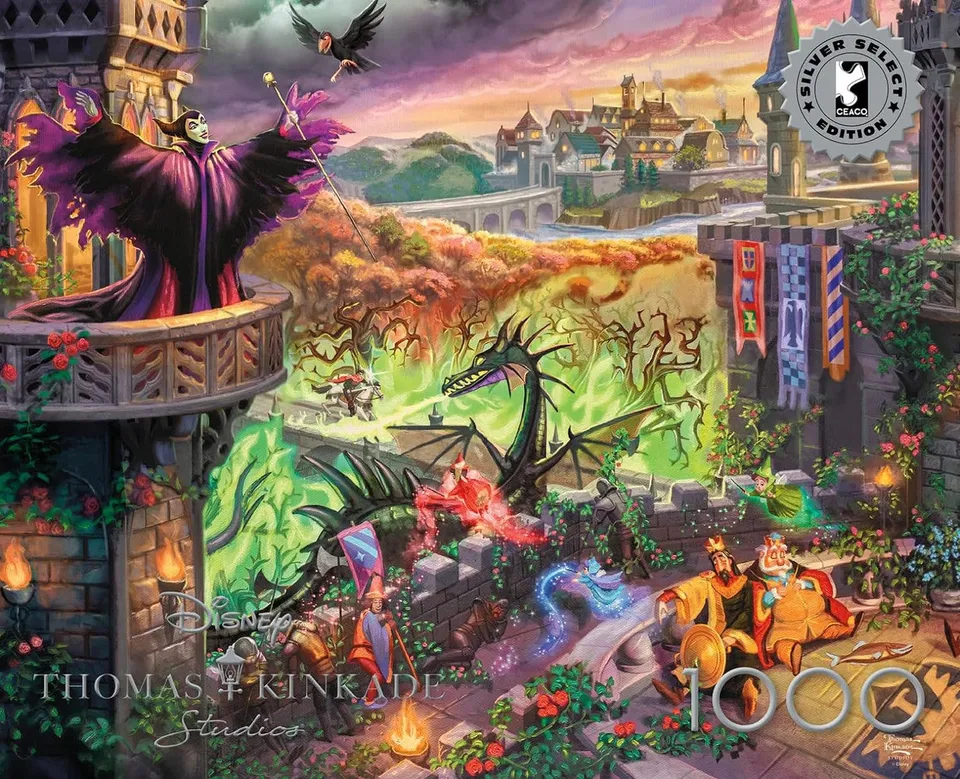 ceaco-disney-maleficent-puzzle-1000-teile-silver-select image 1
