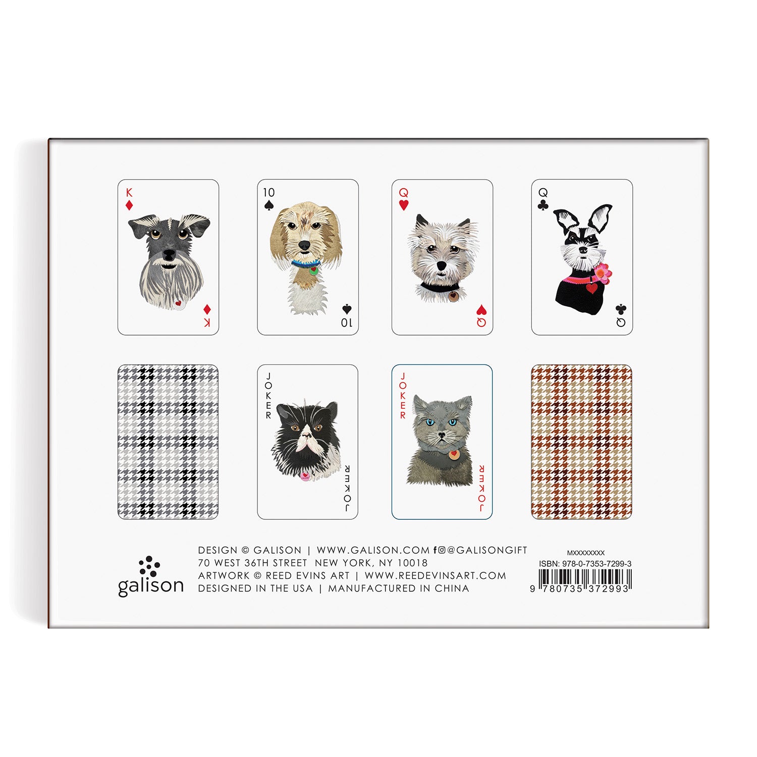 galison-paper-dogs-spielkarten-set-2-decks-hunde image 5
