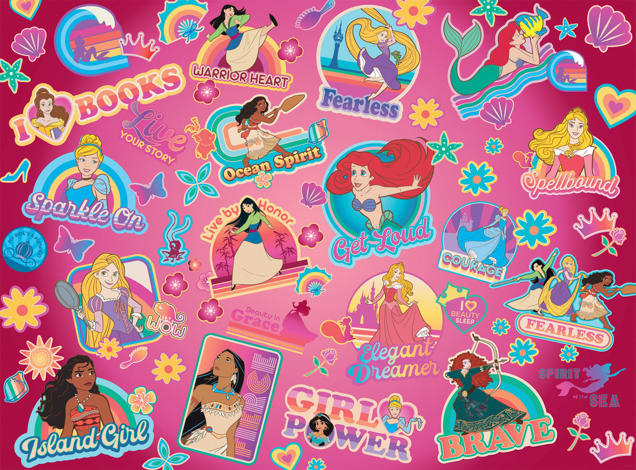 ceaco-disney-princess-sticker-collage-1000-teile-puzzle image 2