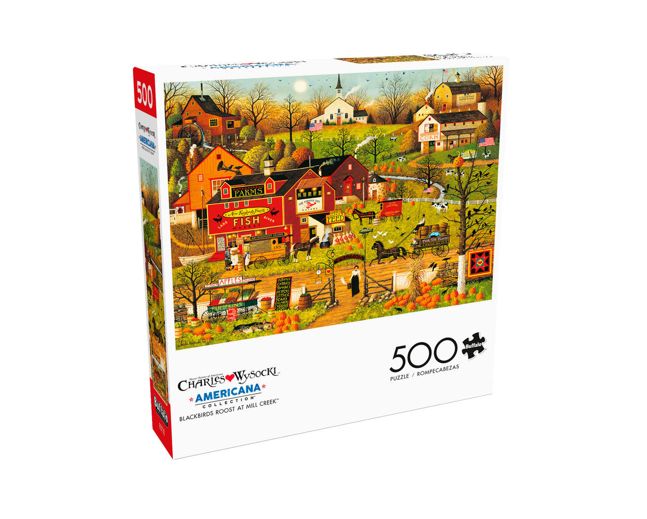 buffalo-games-wysocki-blackbirds-roost-puzzle-500-teile-americana image 4