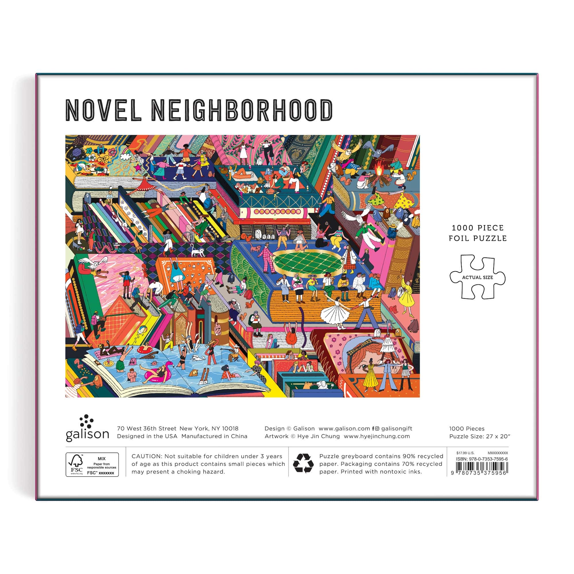 galison-novel-neighborhood-1000-teile-puzzle-folie image 4